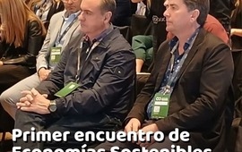 Imagen de Alvear presente en encuentro sobre cambio climático en Rosario