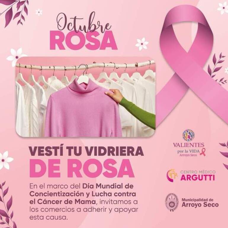 Imagen de #OctubreRosa | ¡Decorá tu vidriera!