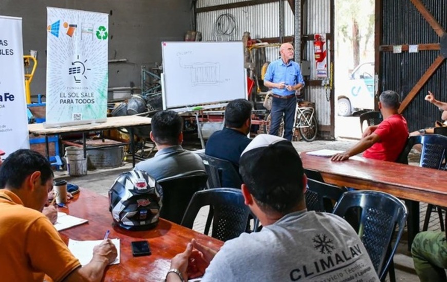 Imagen de Capacitación en instalación y funcionamiento de termotanques solares