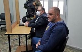 Leonardo Cositorto, en abril de 2022, cuando declaró en Corrientes en una causa por estafas y asociación ilícita (Télam)