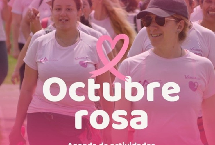 Imagen de Agenda de actividades en Alvear en el marco de este Octubre Rosa