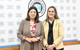 Clara Garc&iacute;a mantuvo una reuni&oacute;n con la flamante presidenta de Federaci&oacute;n Agraria Argentina, Andrea Sarnari