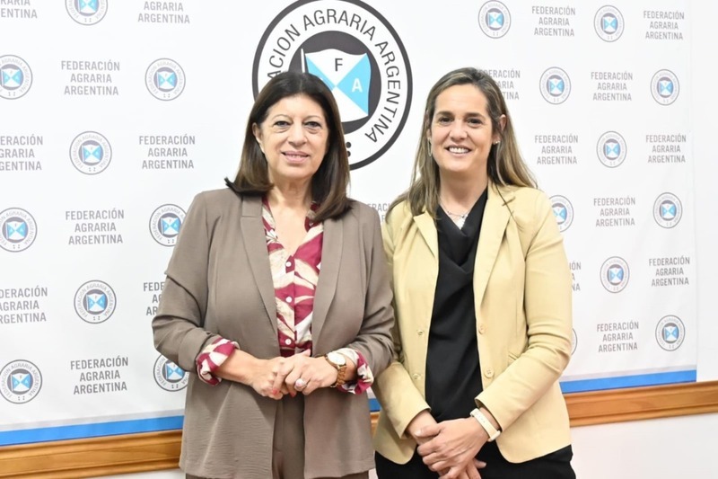Clara Garc&iacute;a mantuvo una reuni&oacute;n con la flamante presidenta de Federaci&oacute;n Agraria Argentina, Andrea Sarnari