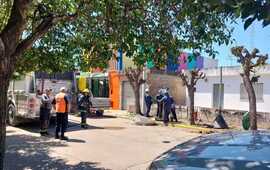 Situación controlada. A pesar de la alarma que generó el evento, el personal de la prestadora del servicio de gas se hizo cargo de la reparación.