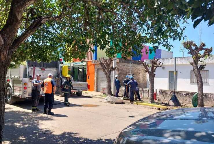 Situaci&oacute;n controlada. A pesar de la alarma que gener&oacute; el evento, el personal de la prestadora del servicio de gas se hizo cargo de la reparaci&oacute;n.