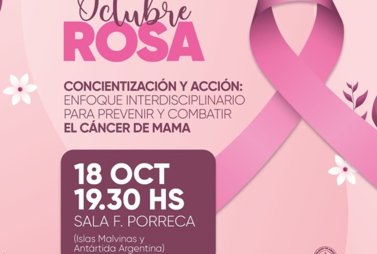 Lugar de la charla. Sala "Francisco Porreca" (Islas Malvinas y Ant&aacute;rtida Argentina)