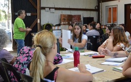 Imagen de Alvear: Se dio inicio al curso de electricidad para mujeres