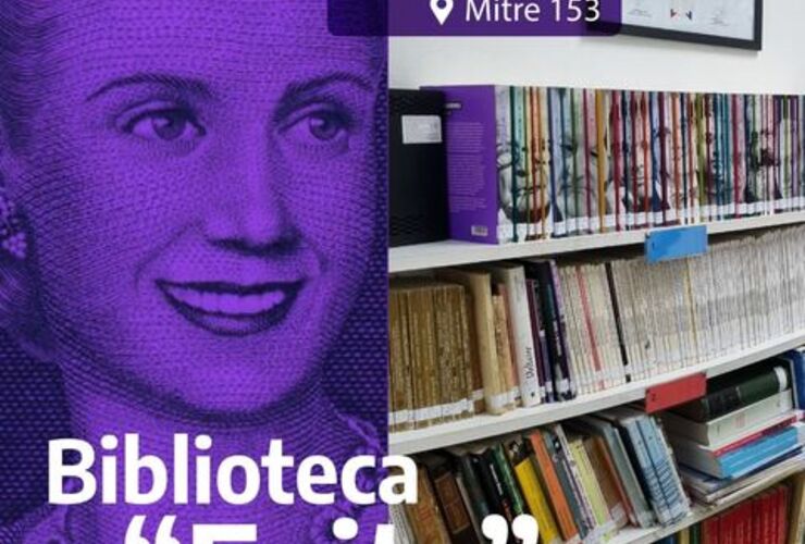 Imagen de Desde ahora podés acceder al retiro de libros en la Biblioteca "Evita"