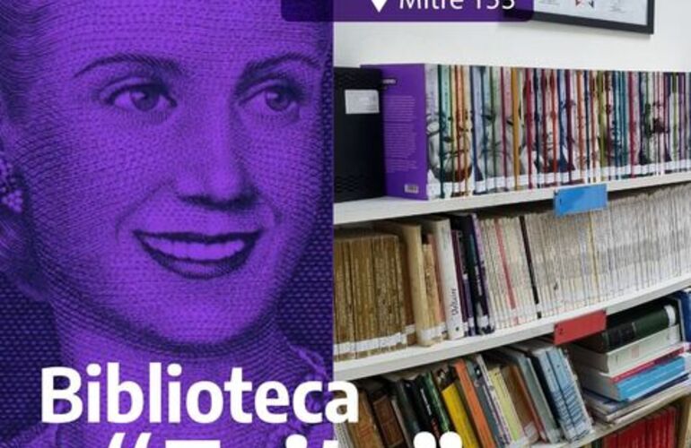 Imagen de Desde ahora podés acceder al retiro de libros en la Biblioteca "Evita"