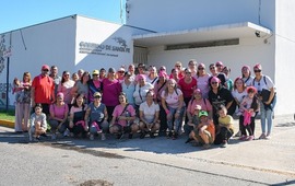 Imagen de Caminata Rosa Alvear, actividad destinada a concientizar y visibilizar el cáncer de mama