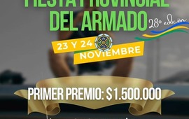 Imagen de Fiesta Provincial del Armado: 28&deg; edici&oacute;n con grandes premios y sorpresas
