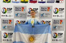 Imagen de Emilia Gianni fue 4º puesto en el Sudamericano de Brasil.