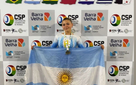 Imagen de Emilia Gianni fue 4&ordm; puesto en el Sudamericano de Brasil.