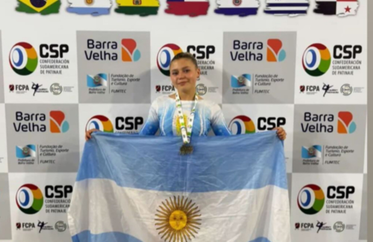 Imagen de Emilia Gianni fue 4º puesto en el Sudamericano de Brasil.