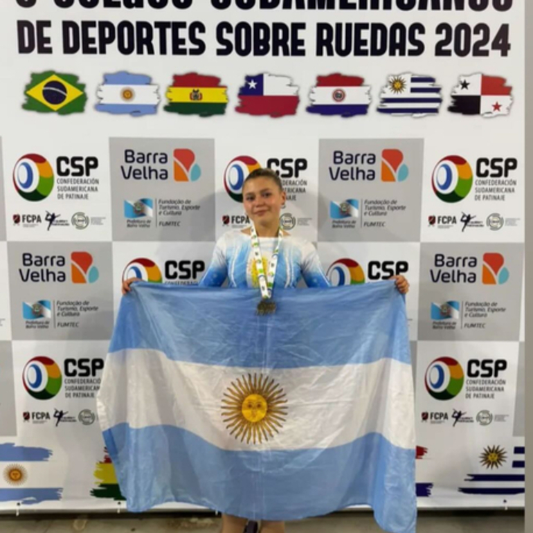 Imagen de Emilia Gianni fue 4º puesto en el Sudamericano de Brasil.