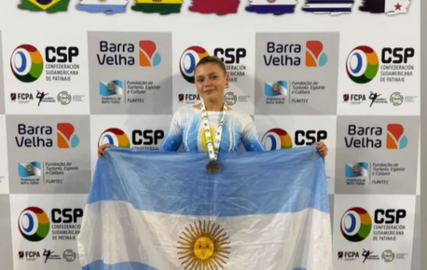 Imagen de Emilia Gianni fue 4&ordm; puesto en el Sudamericano de Brasil.
