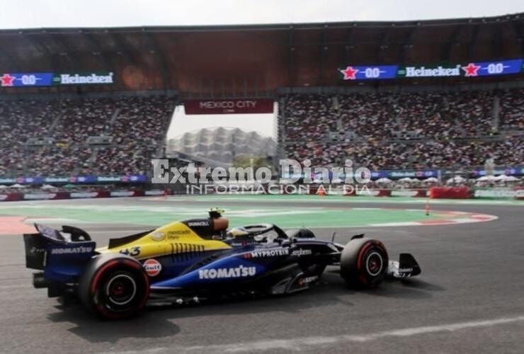 Franco Colapinto completó una buena carrera y terminó 12° en el GP de México.