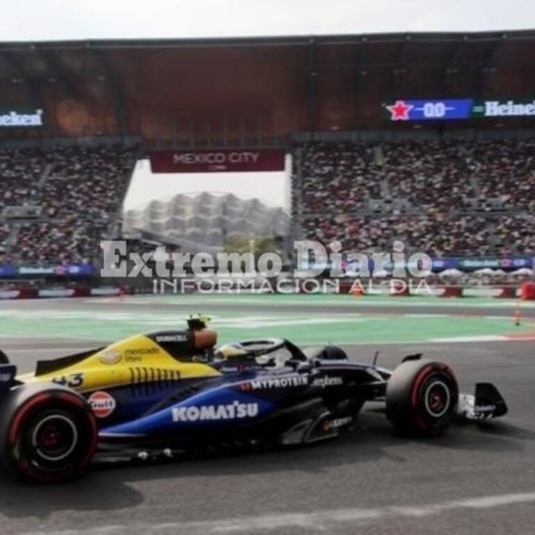 Franco Colapinto completó una buena carrera y terminó 12° en el GP de México.