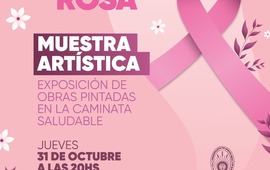 Imagen de Muestra Artística: Exposición de obras pintadas en la Caminata Saludable