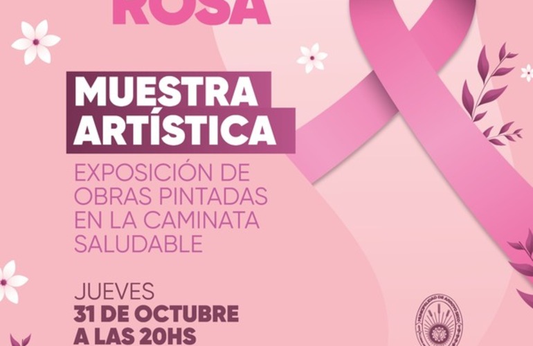 Imagen de Muestra Art&iacute;stica: Exposici&oacute;n de obras pintadas en la Caminata Saludable