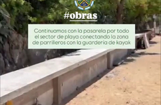 Imagen de El Rowing Club sigue creciendo en obras con su nueva pasarela de los parrilleros a la guardería de Kayak.