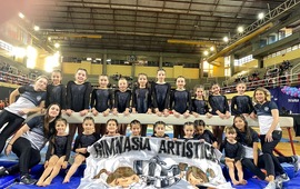 Imagen de Gimnastas de Unión, brillaron en el Torneo Provincial nivel E en Rosario.