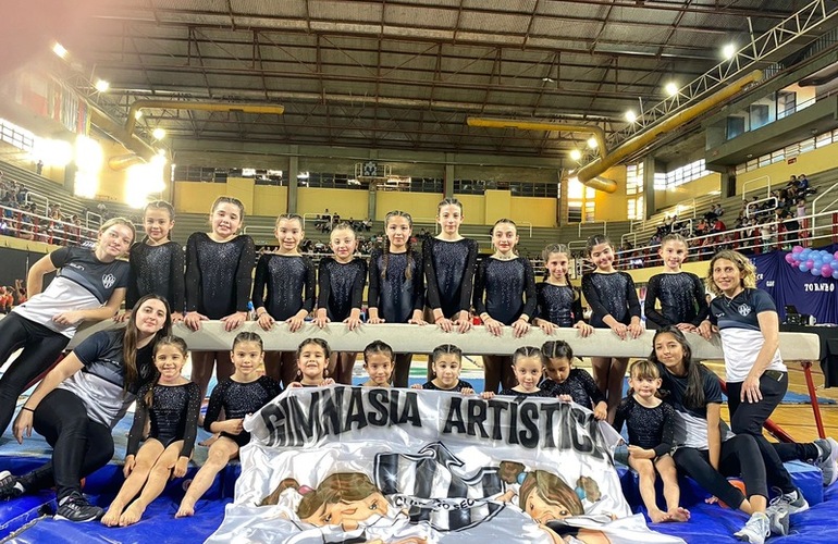 Imagen de Gimnastas de Unión, brillaron en el Torneo Provincial nivel E en Rosario.