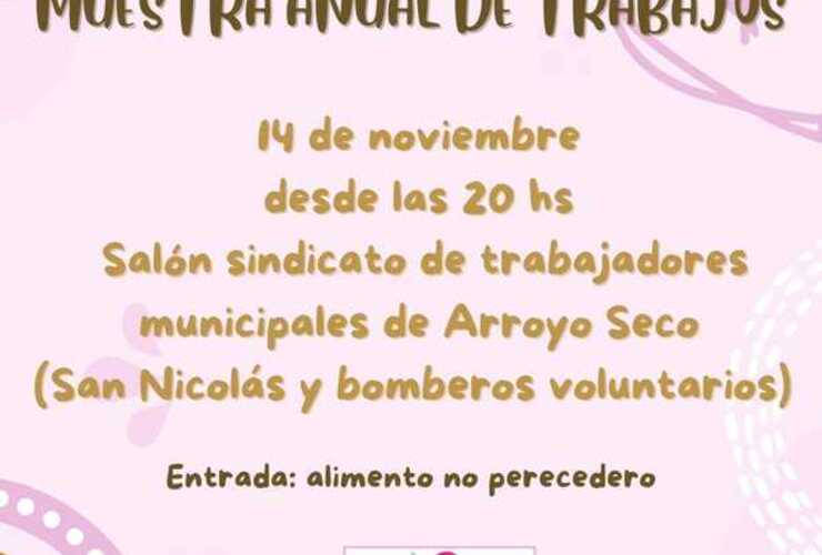 Imagen de Reinas Tejedoras - Solidarte realizará su Muestra Anual de Trabajos en Arroyo Seco