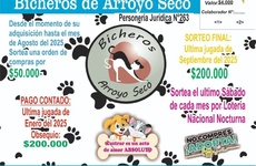 Imagen de Bicheros de Arroyo Seco lanza rifa solidaria