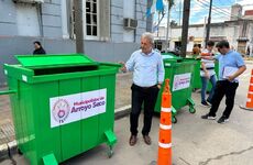 La intendencia realizó oficialmente la presentación de los contenedores este martes por la mañana.