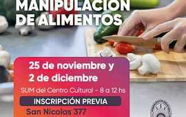 Imagen de Último curso de Manipulación de Alimentos del 2024