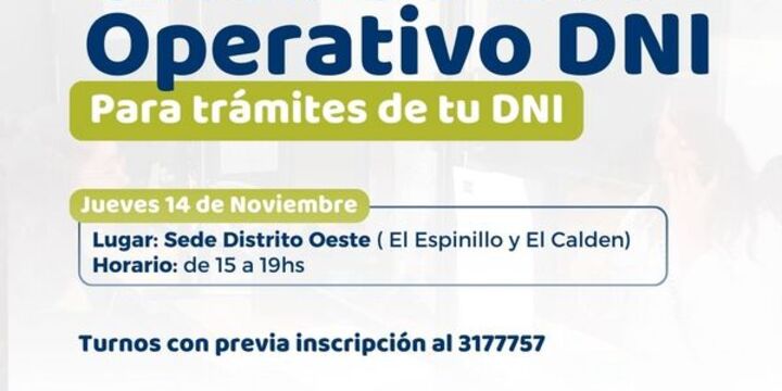 Imagen de Oficina Móvil, Operativo DNI