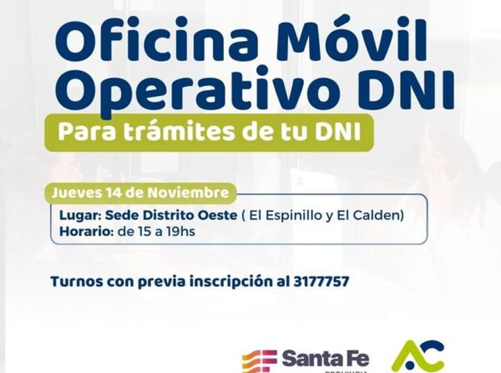 Imagen de Oficina Móvil, Operativo DNI