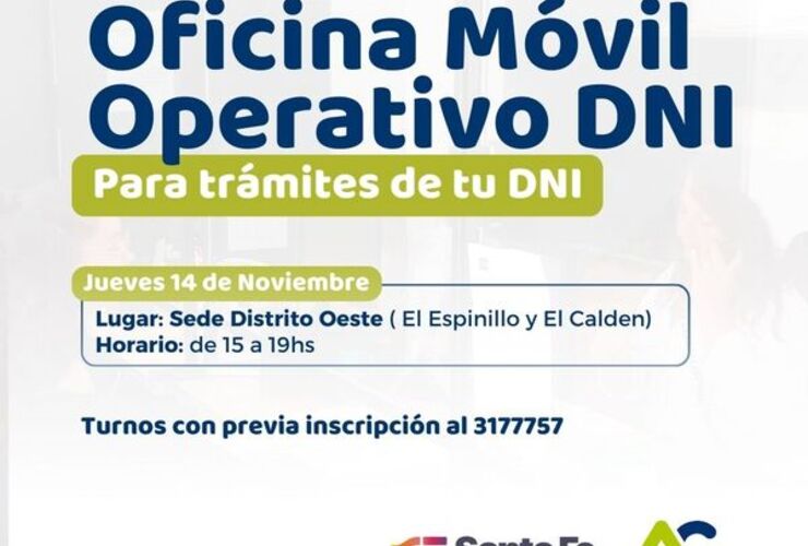 Imagen de Oficina Móvil, Operativo DNI