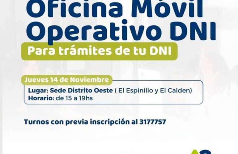 Imagen de Oficina Móvil, Operativo DNI