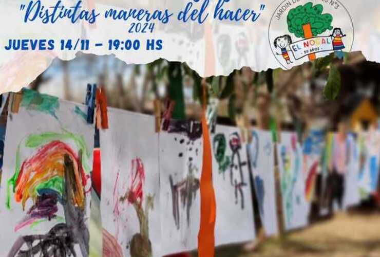 Imagen de El Jardín de Infantes "El Nogal" Invita a la Muestra Pedagógica Anual