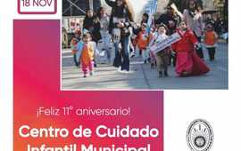 Imagen de &iexcl;Feliz 11&deg; aniversario, Centro de Cuidado Infantil Municipal!
