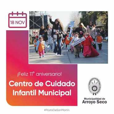 Imagen de ¡Feliz 11° aniversario, Centro de Cuidado Infantil Municipal!