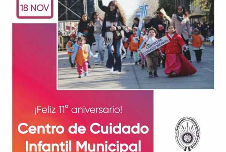 Imagen de &iexcl;Feliz 11&deg; aniversario, Centro de Cuidado Infantil Municipal!