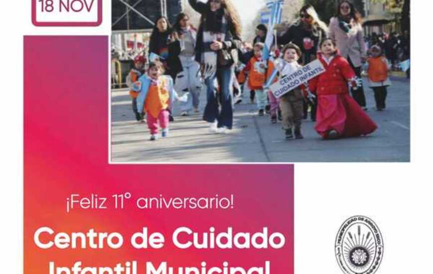 Imagen de &iexcl;Feliz 11&deg; aniversario, Centro de Cuidado Infantil Municipal!