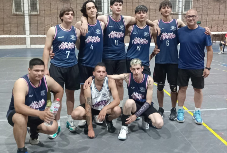 Imagen de A.S.A.C. fue 2º puesto en Copa de Plata en Vóley Masculino.