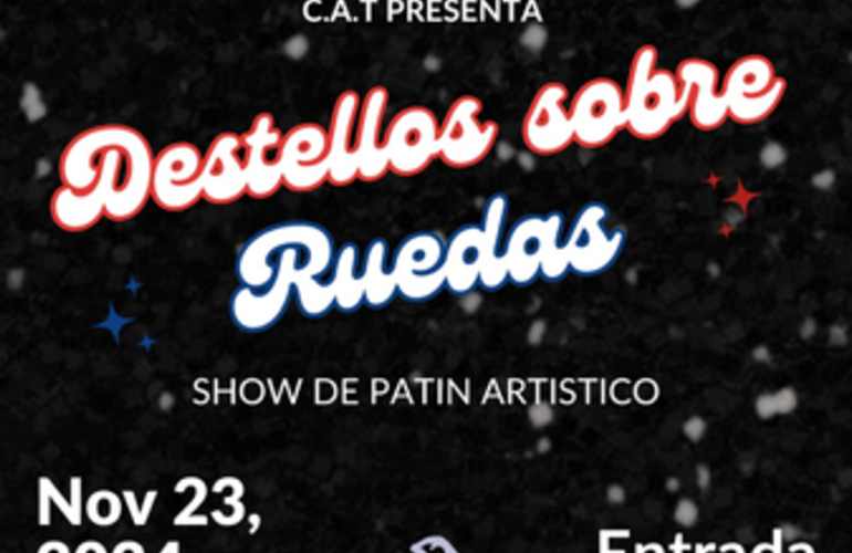 Imagen de El 23/11, Show de Pat&iacute;n Art&iacute;stico de Talleres llamado 'Destellos sobre Ruedas'.