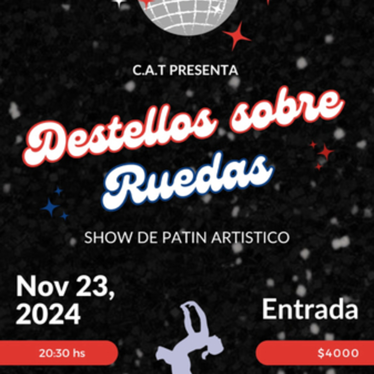 Imagen de El 23/11, Show de Patín Artístico de Talleres llamado 'Destellos sobre Ruedas'.