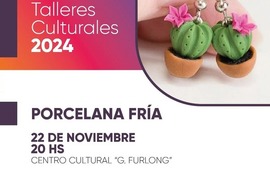 Imagen de Cierre de Talleres Culturales 2024:  Porcelana Fría expone en el "Guillermo Furlong"
