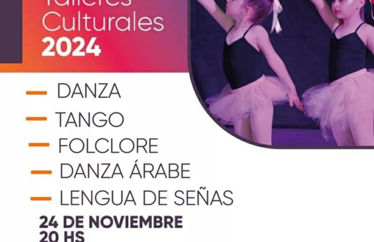 Imagen de Cierre de Talleres Culturales 2024: Danza, Tango, Folclore, Danza Árabe y Lengua de Señas