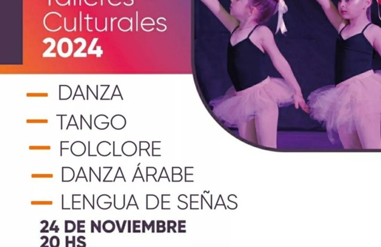 Imagen de Cierre de Talleres Culturales 2024: Danza, Tango, Folclore, Danza &Aacute;rabe y Lengua de Se&ntilde;as
