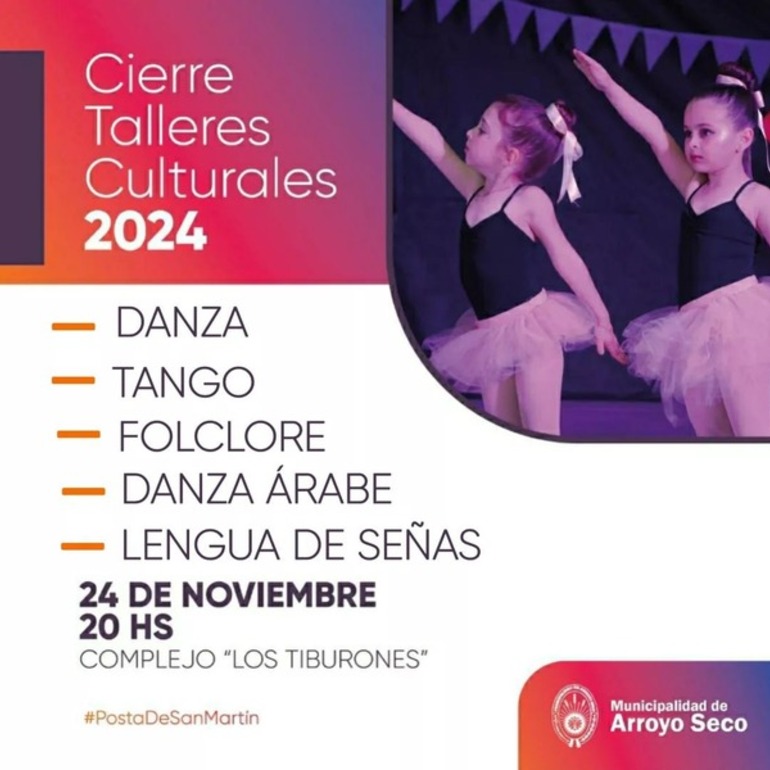 Imagen de Cierre de Talleres Culturales 2024: Danza, Tango, Folclore, Danza Árabe y Lengua de Señas