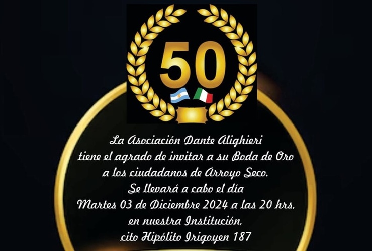 Imagen de La Asociación Dante Alighieri celebra sus 50 años