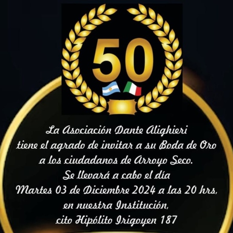 Imagen de La Asociación Dante Alighieri celebra sus 50 años