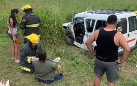 La Peugeot Partner involucrada en el accidente.